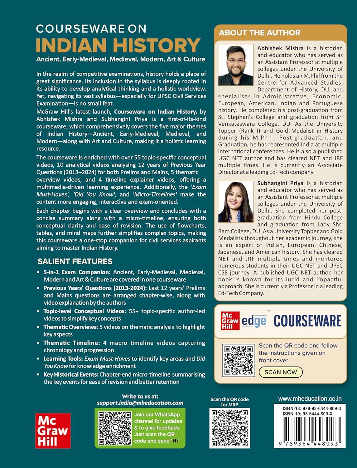 McGraw Hill Courseware on Indian History by Abhishek Mishra & Subhangini Priya | 9789364448093 view 2