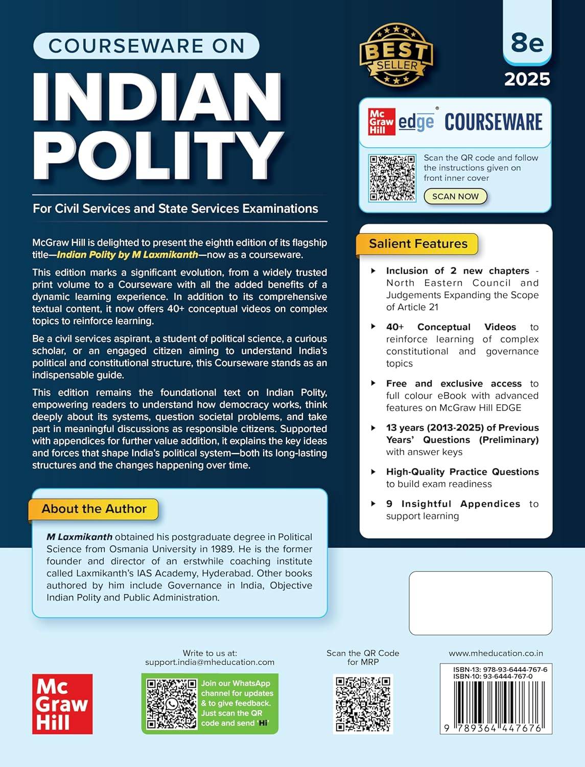 MC Graw Hill Indian Polity by M. Laxmikanth | 9789364447676 view 2