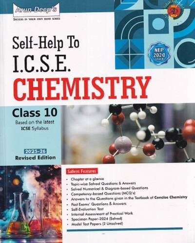 Arundeep Self-Help (Guide) to ICSE Chemistry Class 10 | 9789348995223