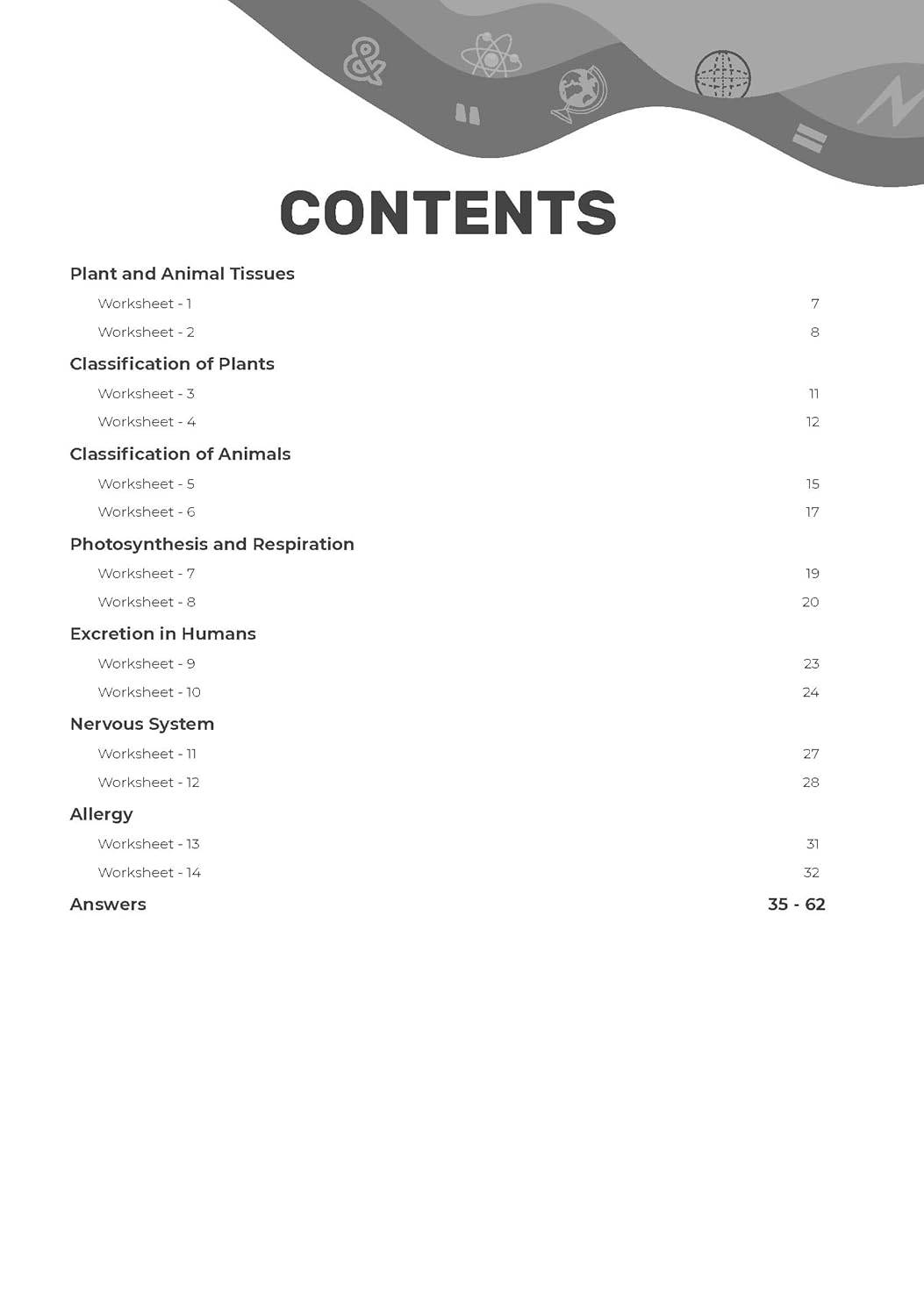 Oswal Gurukul ICSE Chapterwise Biology Worksheets Class 7 | 9789348145444 view 2