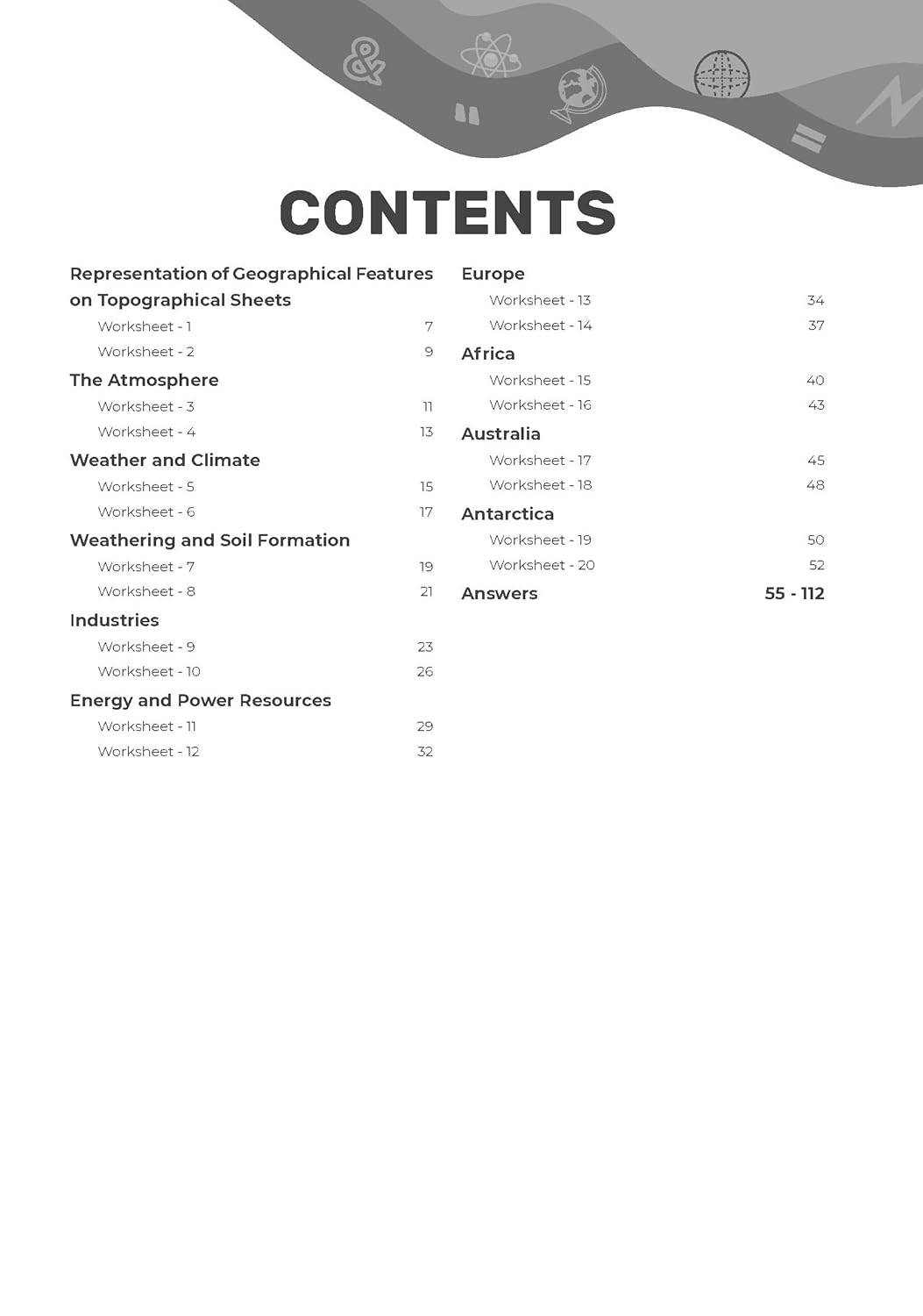 Oswal Gurukul ICSE Chapterwise Worksheets Geography Class 7 | 9789348145512 view 2