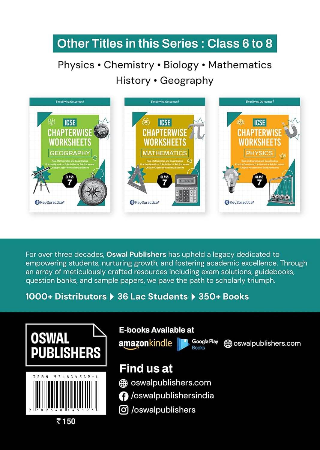 Oswal Gurukul ICSE Chapterwise History & Civics Worksheets for Class 7 | 9789348145123 view 3