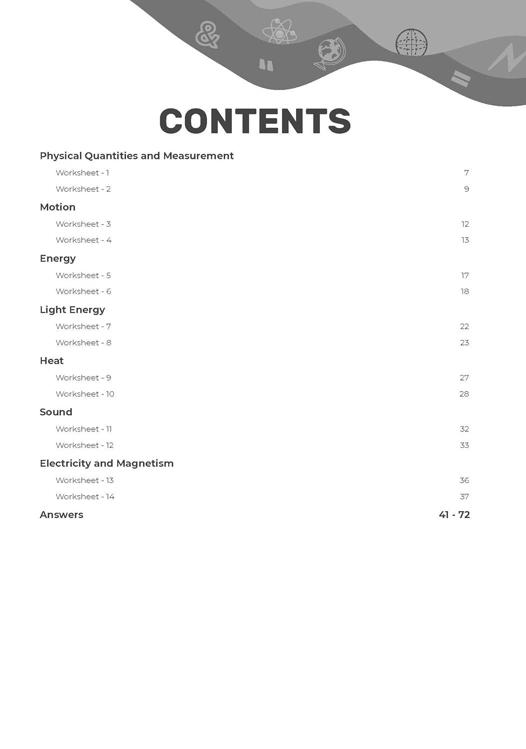 Oswal Gurukul ICSE Chapterwise Worksheets - Physics Class 7 | 9789348145437 view 2