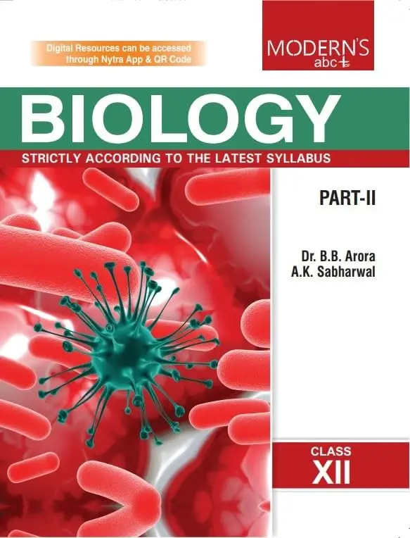 Modern ABC + Biology Class 12 Part 1 & 2 by BB Arora & AK Sabharwal | 9789389708158 view 3