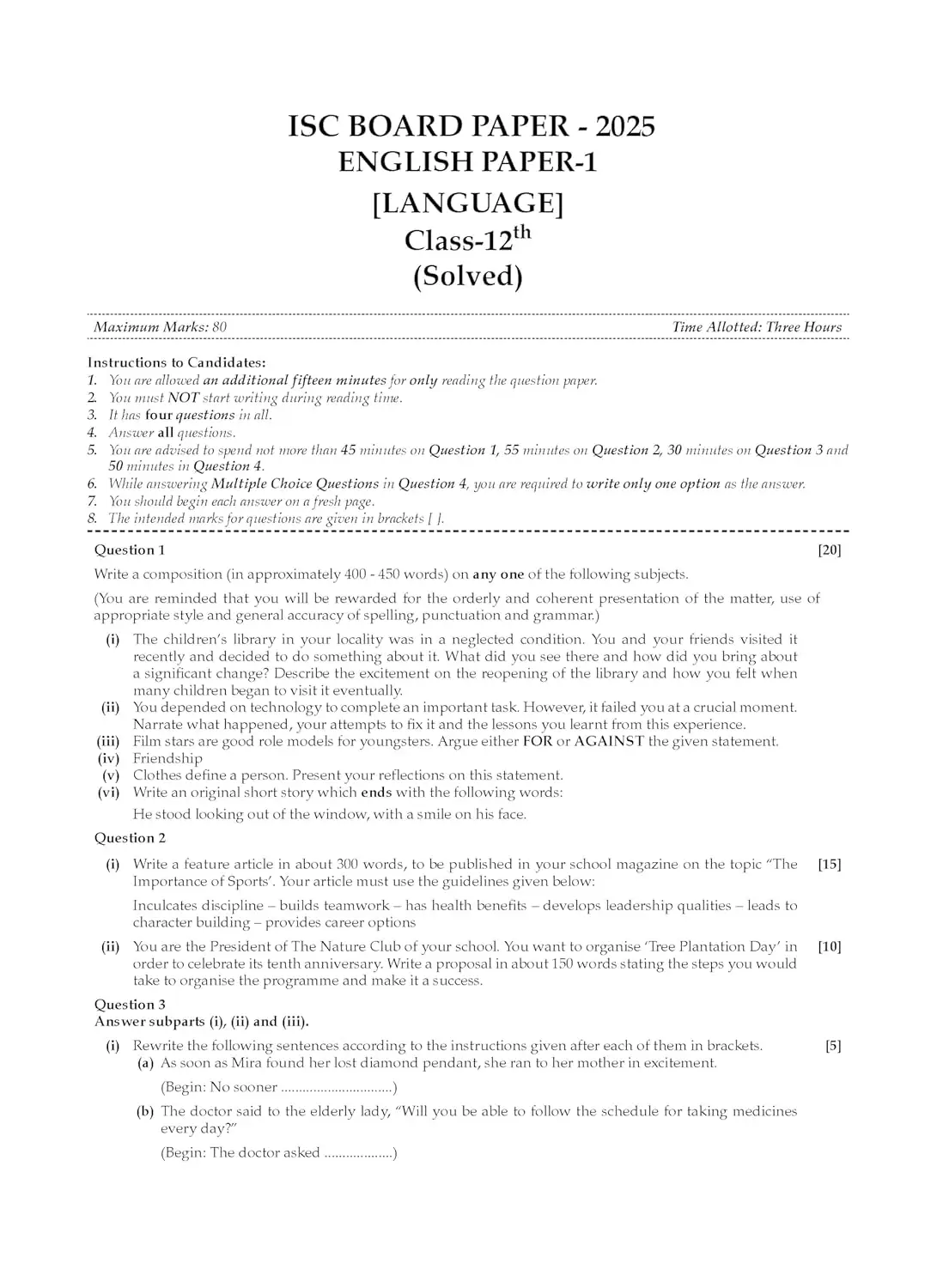 Oswaal ISC 12 Past 10 Years Solved Papers for Examination 2026 (2015-2025) - Commerce - English 1, English 2, Accounts, Economics, Commerce, Business Studies, Mathematics, Hindi, Computer Science | 9789367477588 view 4
