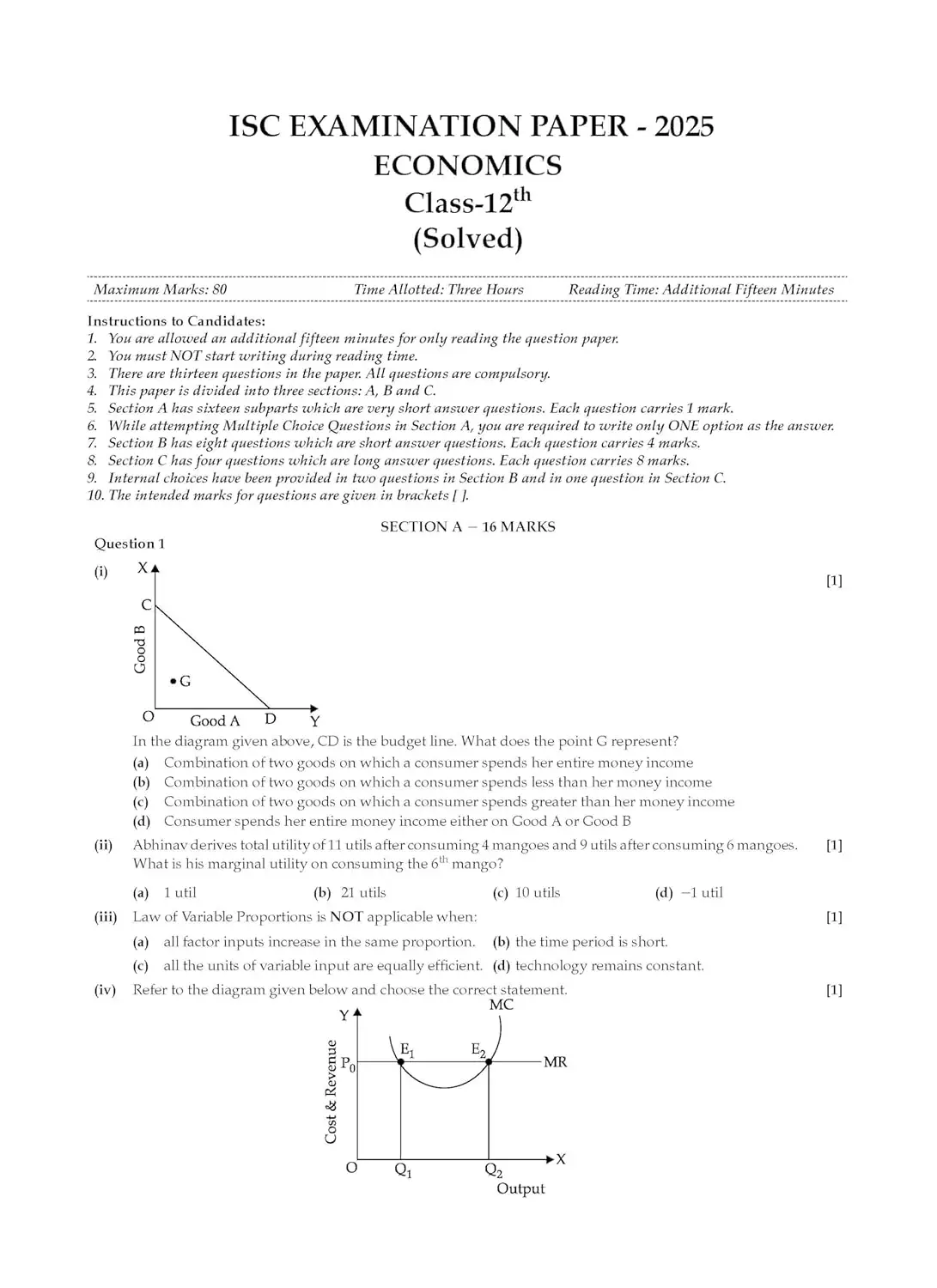 Oswaal ISC 12 Past 10 Years Solved Papers for Examination 2026 (2015-2025) - Commerce - English 1, English 2, Accounts, Economics, Commerce, Business Studies, Mathematics, Hindi, Computer Science | 9789367477588 view 7