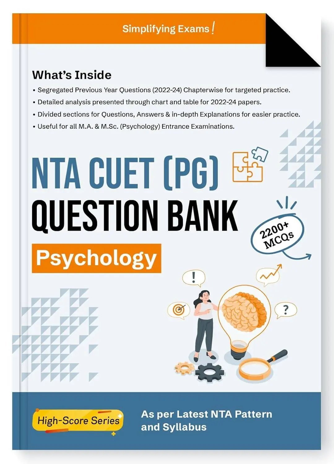 Oswal NTA CUET (PG) Question Bank - Psychology | 9789348145192