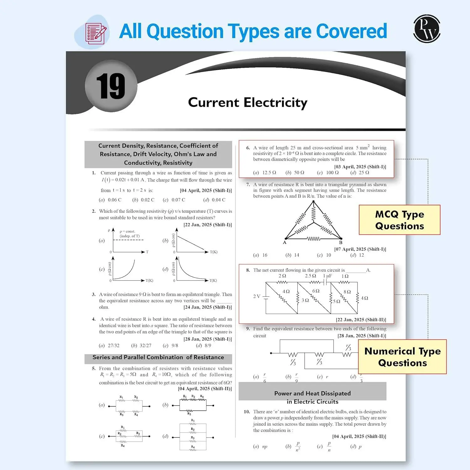 Physic Wallah JEE Main Solved Papers 2025 Chapter & Topicwise | 9789371538862 view 3