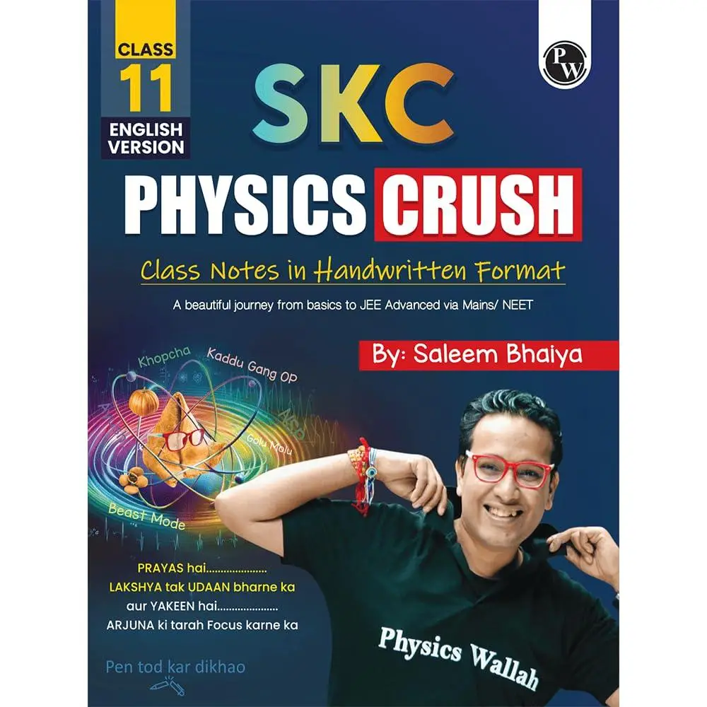 Saleem Bhaiya SKC Class 11 Physics Crush Notes In Handwritten | 9789371533591