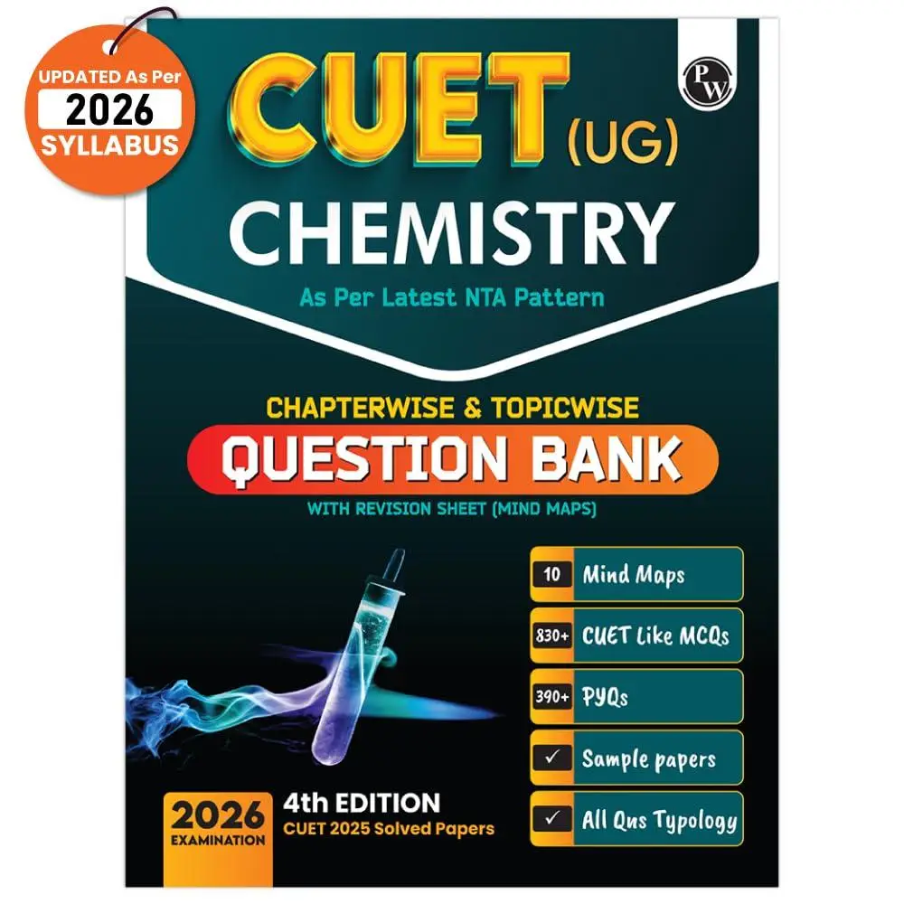 Physic Wallha CUET UG Entrance Exam Books 2026 – Chemistry | Chapterwise & Topicwise MCQs Question Bank (2025–2022) | 9789371538602