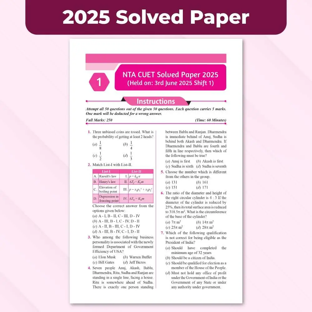 Physic Wallha CUET UG Entrance Exam Books 2026 – General Test | Chapterwise & Topicwise Theory(2025–2022) | 9789371538244 view 4