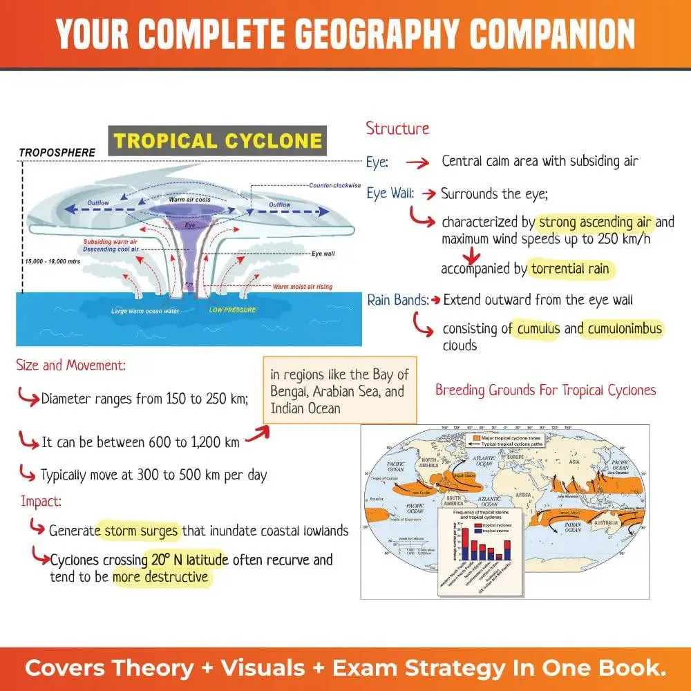 Physics Wallha ONLYIAS UPSC Mindmaps Physical Geography For UPSC/PSC Competitive Examinations | 9789368974246 view 8