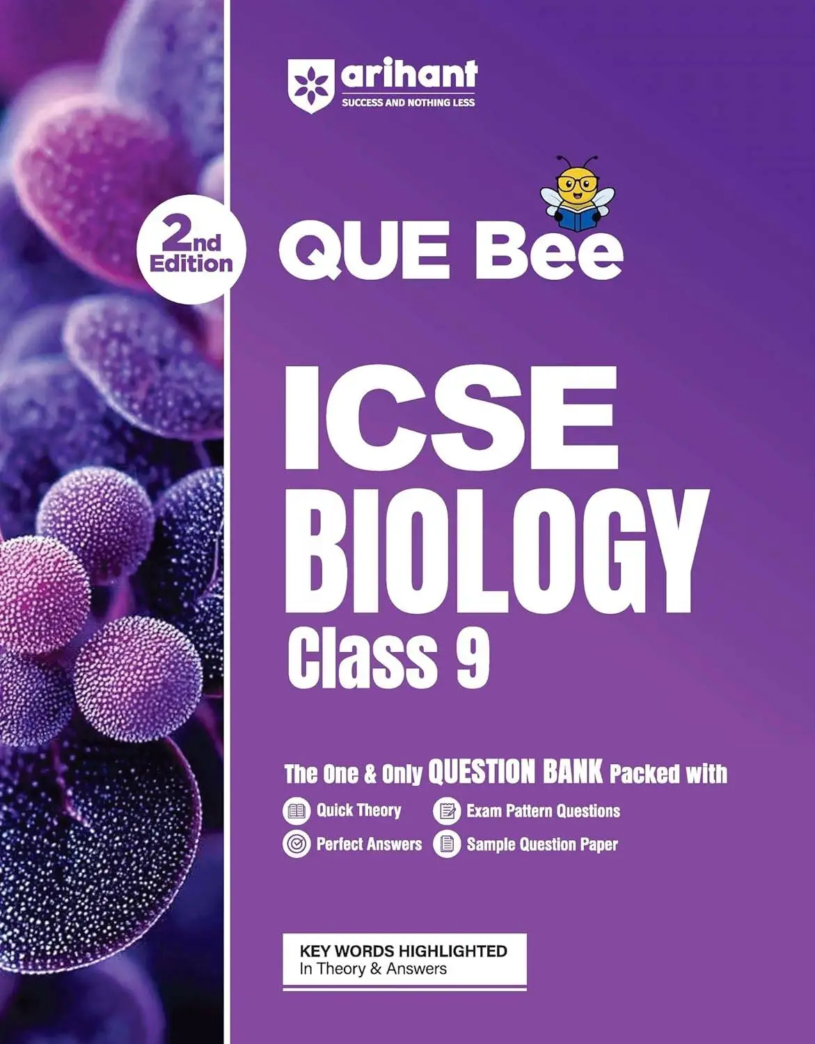 Arihant ICSE Biology Class 9 Exam 2027 | Que Bee 2nd Edition 2027 | F1288 | 9789378166433