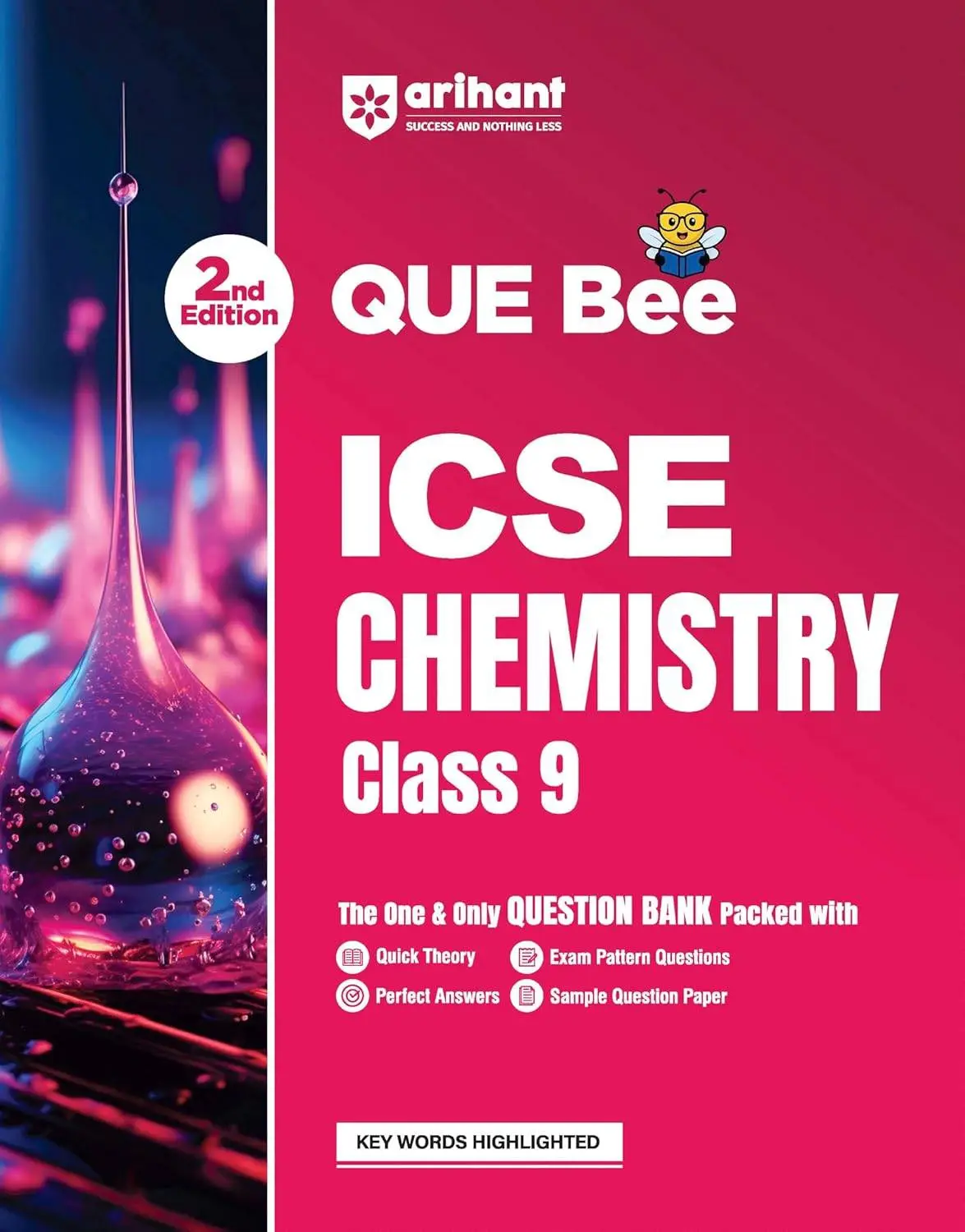 Arihant ICSE Chemistry Class 9 Exam 2027 | Que Bee 2nd Edition 2027 | F1284 | 9789378167928