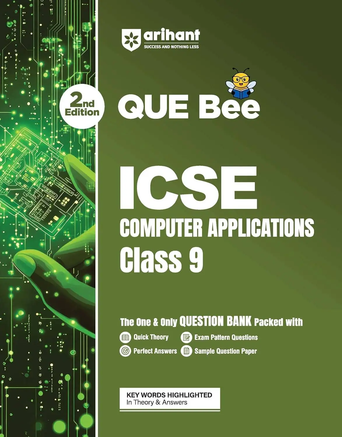 Arihant ICSE Computer Applications Class 9 Exam 2027 | Que Bee 2nd Edition 2027 | F1289 | 9789378160349