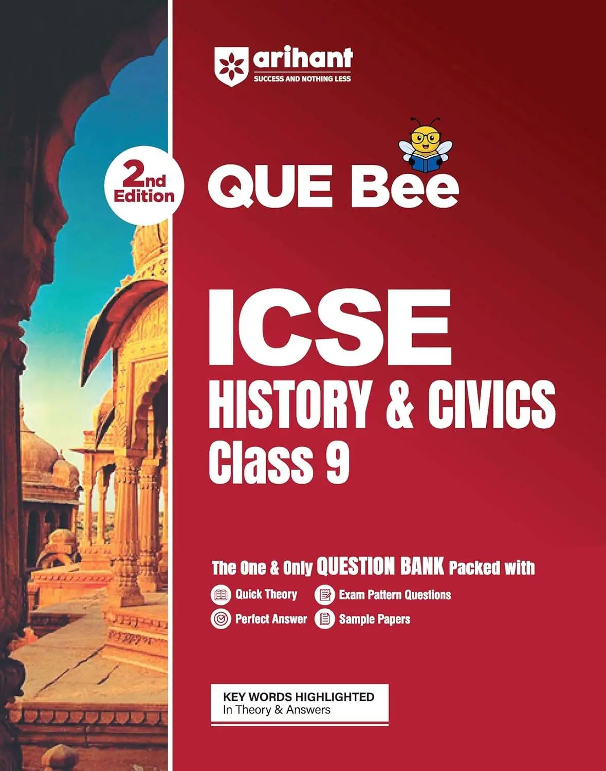 Arihant ICSE History & Civics Class 9 Exam 2027 | Que Bee 2nd Edition 2027 | F1285 | 9789378168437