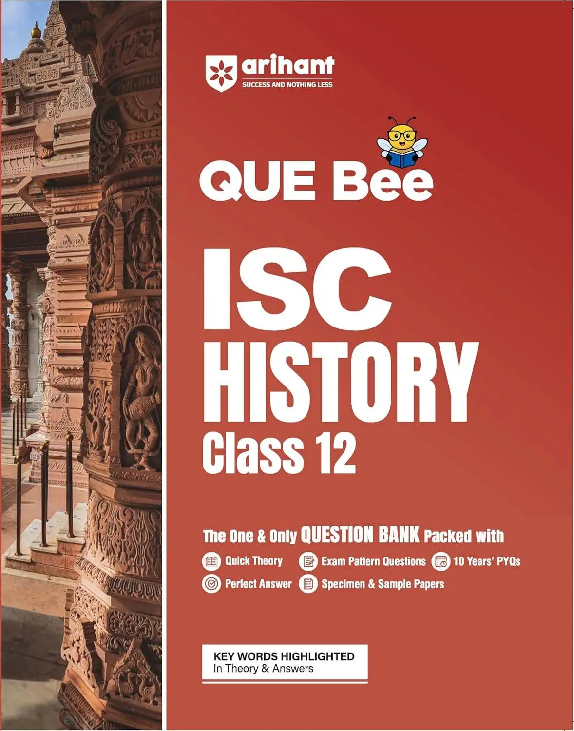 Arihant ISC Class 12 Question Bank - History Exam 2027 | QUE Bee Edition 2027 | F1377 | 9789378165498