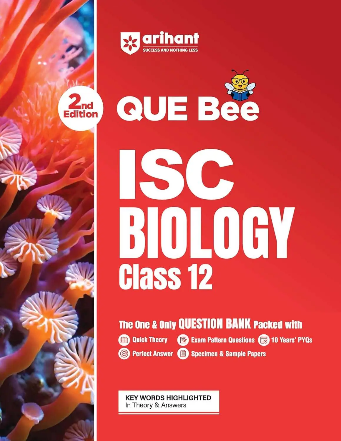 Arihant ISC Class 12 Question Bank - Biology Exam 2027 | QUE Bee 2nd Edition 2027 | F1320 | 9789378168680