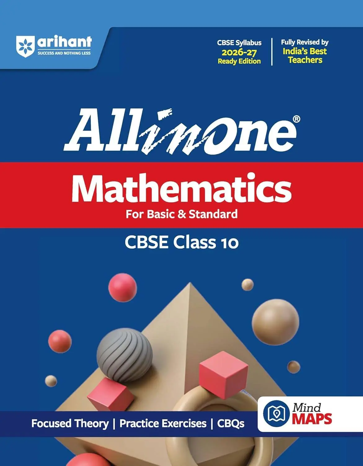 Arihant All in One F1143 Mathematics Class 10 for CBSE Exam 2026-27 | 9789373940533
