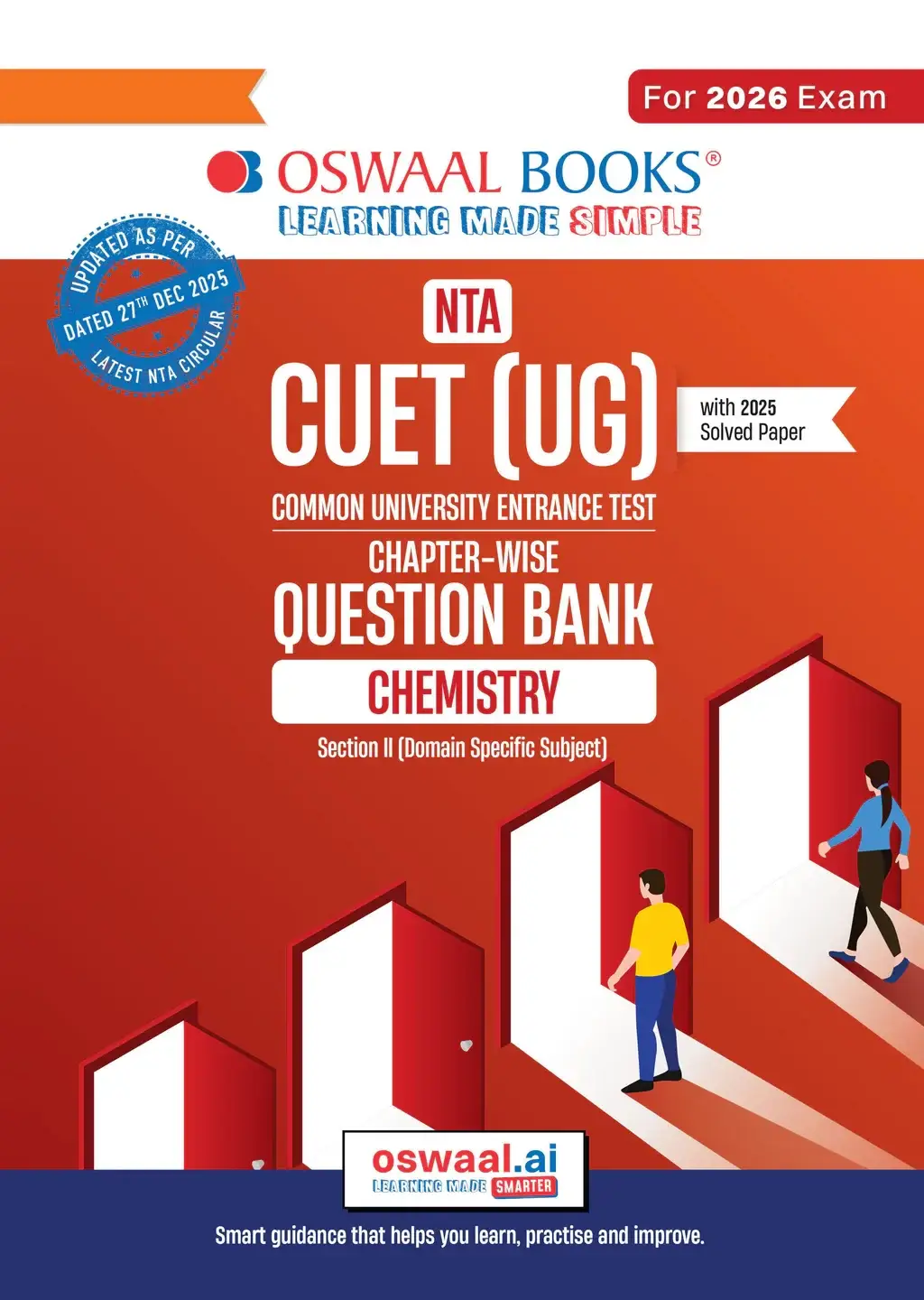 Oswaal NTA CUET (UG) Chapter-wise Question Bank Chemistry For 2026 Exam | 9789373018898