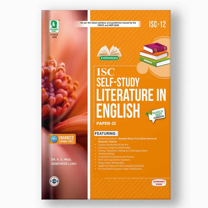 Evergreen ISC Self-Study Literature in English Class 12 | 9789350637432