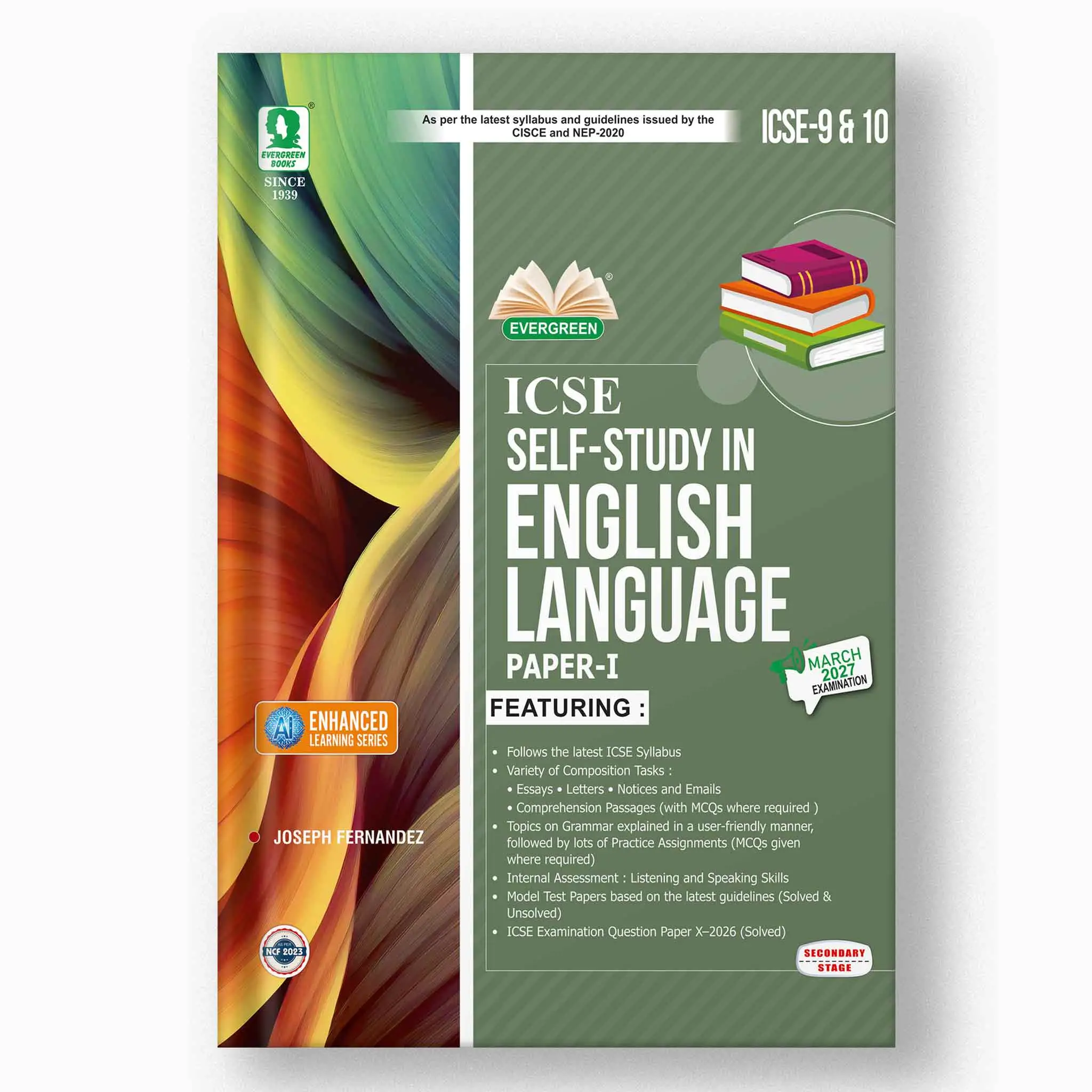 Evergreen ICSE Self-Study Class 10 English Language - Paper-I | 9789350637463