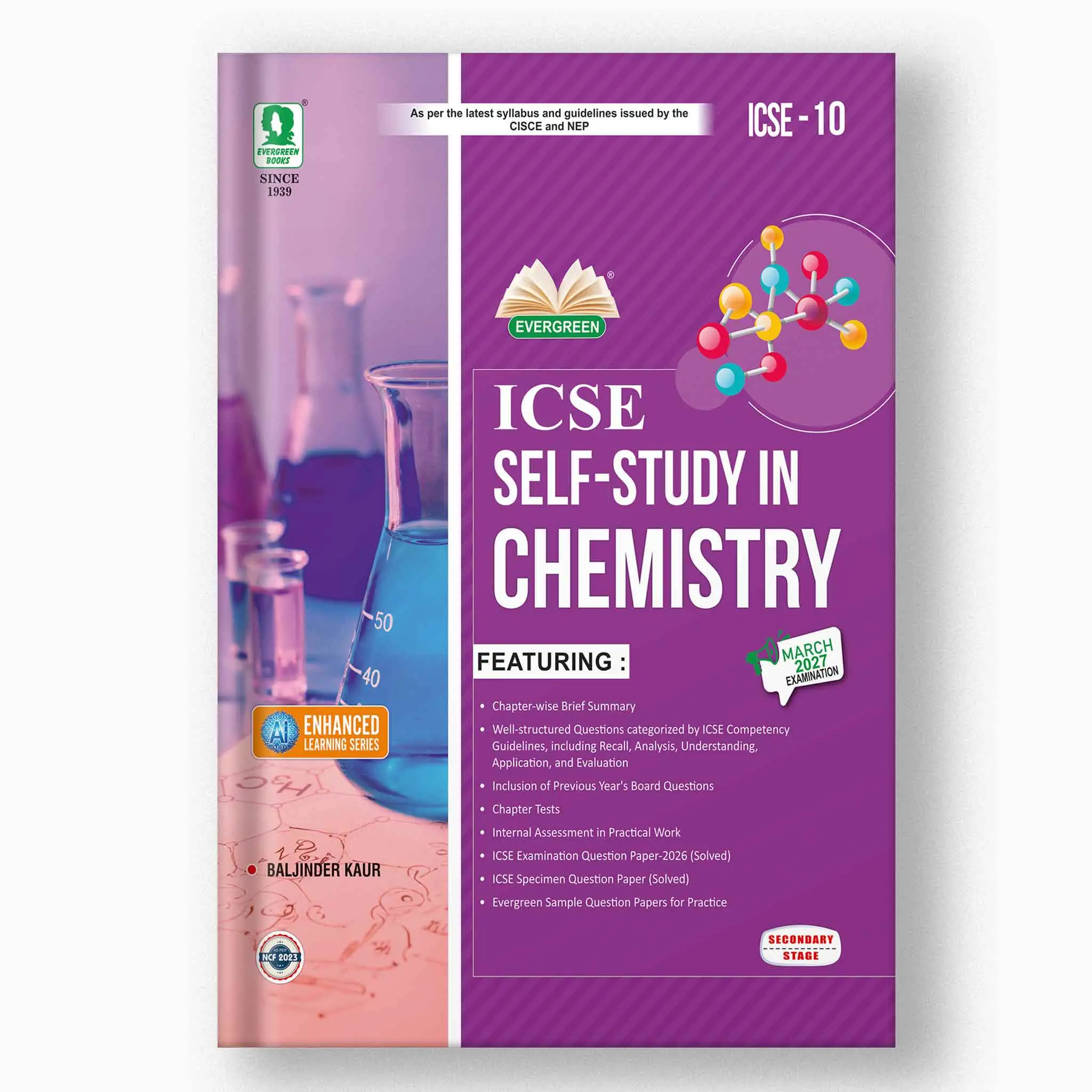 Evergreen ICSE Self-Study Class 10 Chemistry | 9788173134838
