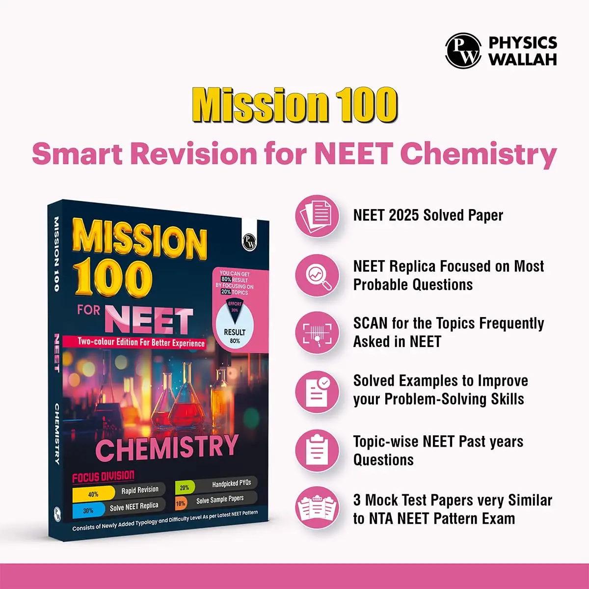 PW Mission 100 Chemistry For NEET UG 2026 Exams | 9789374673119 view 2
