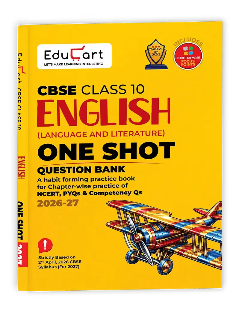 Educart CBSE Class 10 English One Shot Question Bank 2026–27 | 9789375161387