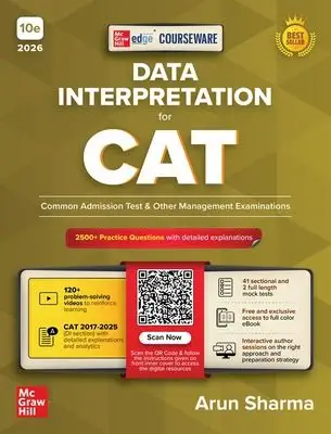 McGraw Hill Education India Data Interpretation, 10e for CAT 2026 by Arun Sharma | 9789364441575