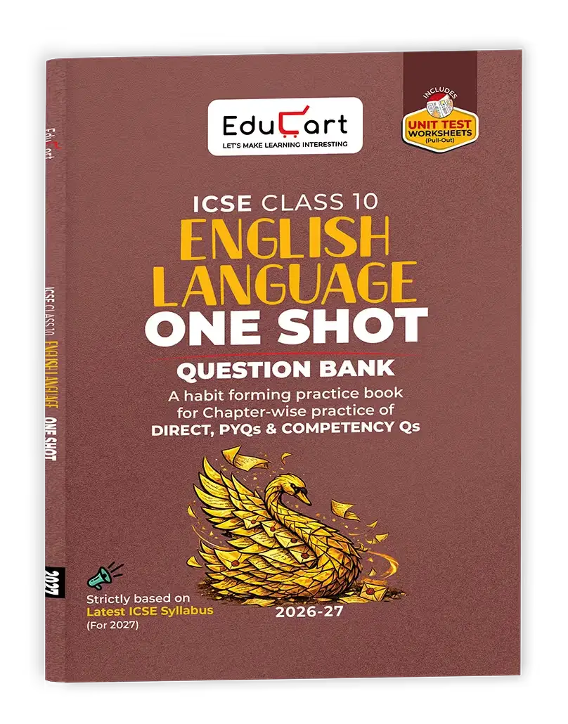 Educart ICSE Class 10 English Language One Shot Question Bank 2026-27 | 9789375164159