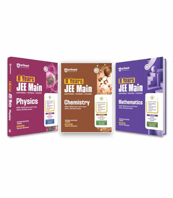 Arihant JEE Main Physics, Chemistry ,Mathematics ( Combo Set of 3 Books ) - 8 Years (JEE Main & AIEEE )