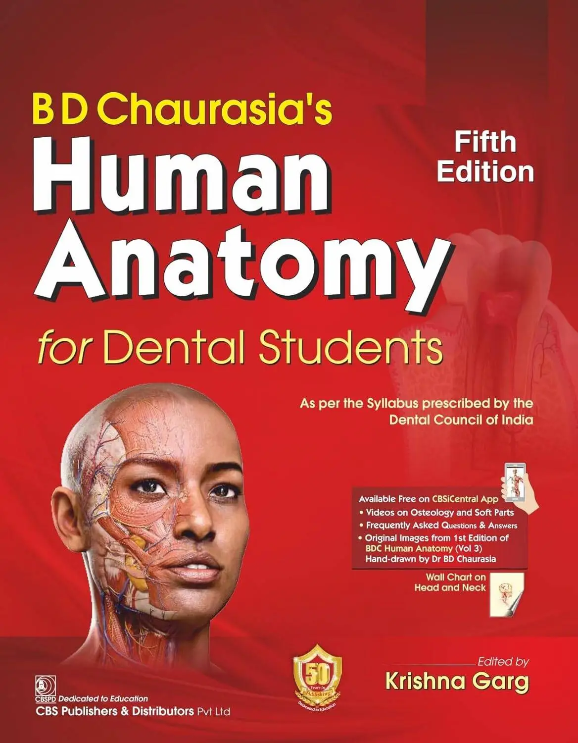 B D Chaurasias Human Anatomy for Dental Students | 9789354666087