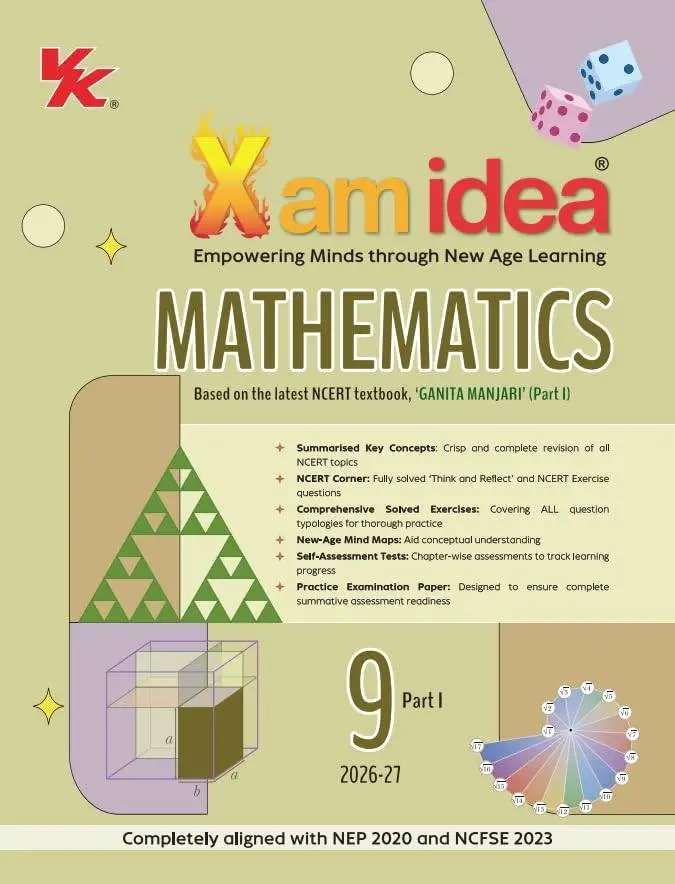 Xam idea Mathematics Class 9 Part 1 | CBSE 2026-27 | 9789377010041