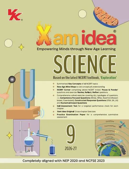 Xam idea Science Class 9 – (CBSE 2026-27) | 9789377010072