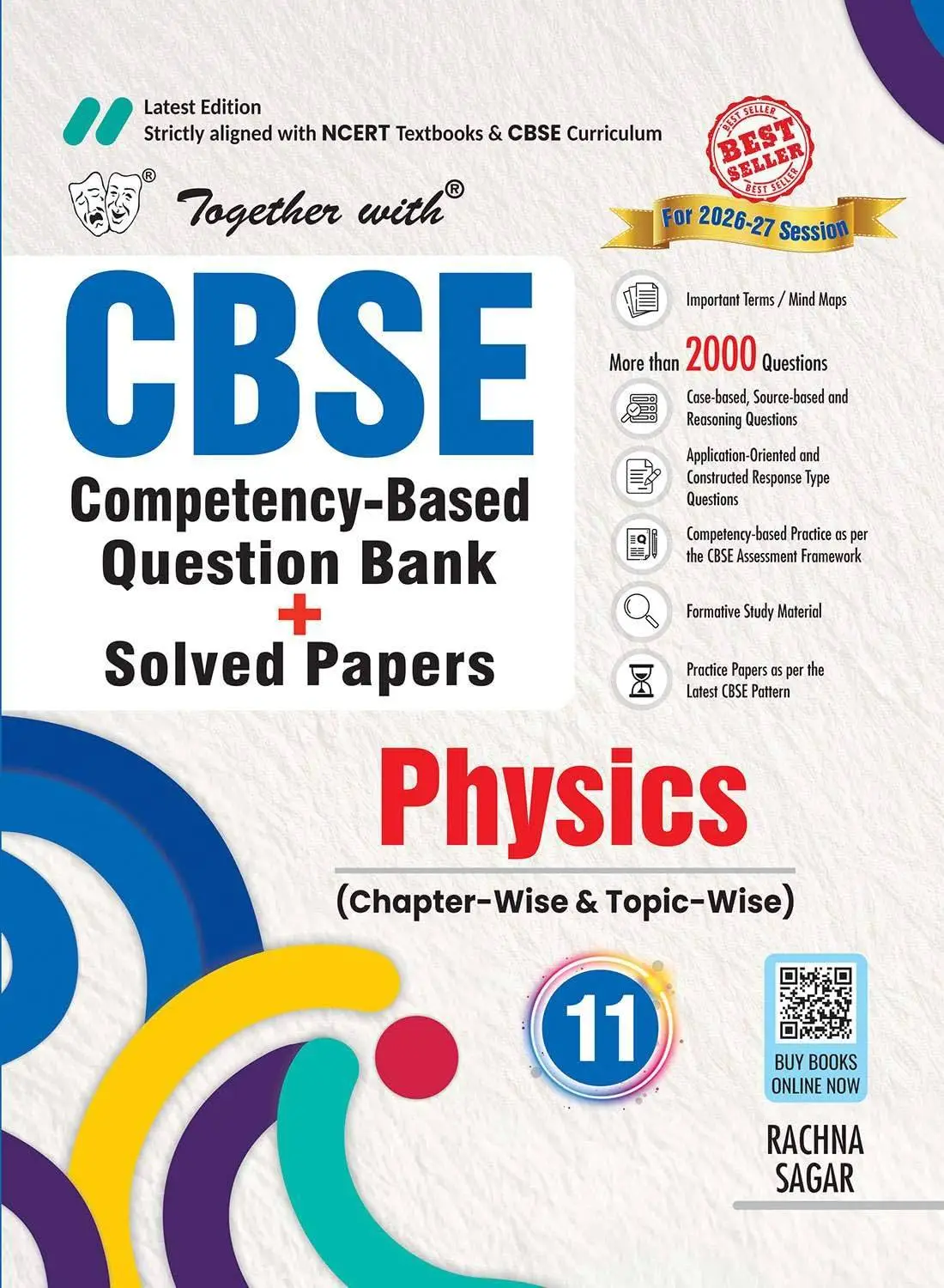 Together with CBSE Question Bank Physics Class 11 2026-27 as per latest syllabus | 9789373045436