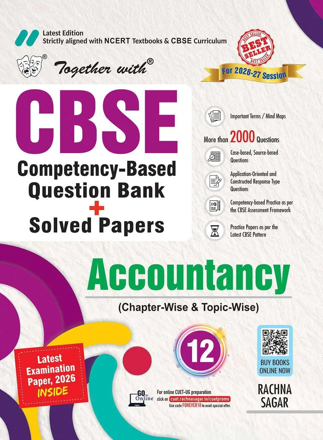 Together with CBSE Question Bank for Class 12 Accountancy 2026-27 | 9789373043982
