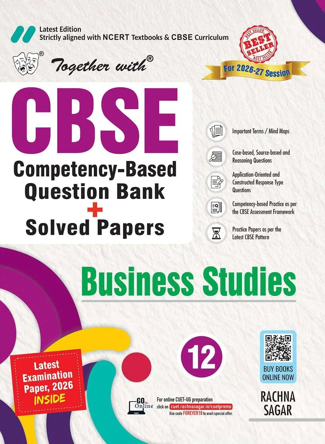 Together with CBSE Chapter wise Question Bank Business Studies for Class 12 2026–2027| 9789373048246
