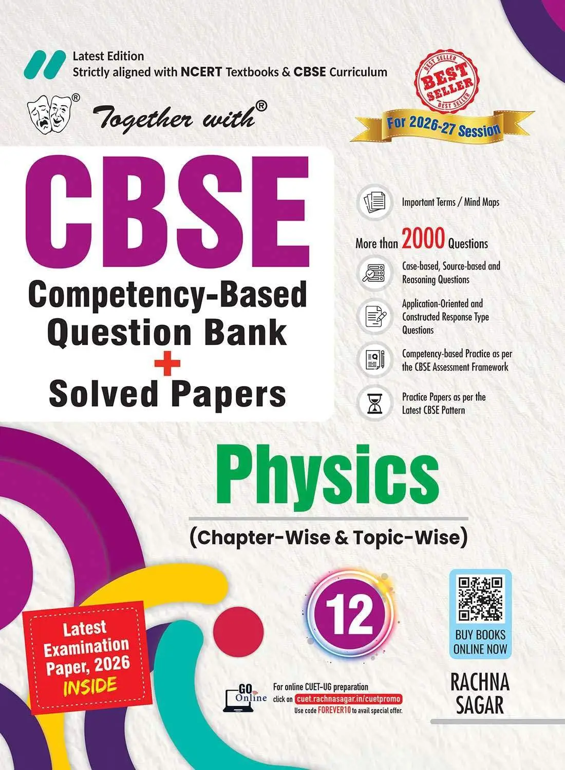 Together with CBSE Question Bank Class 12 Physics for 2027 Exam | 9789373043968