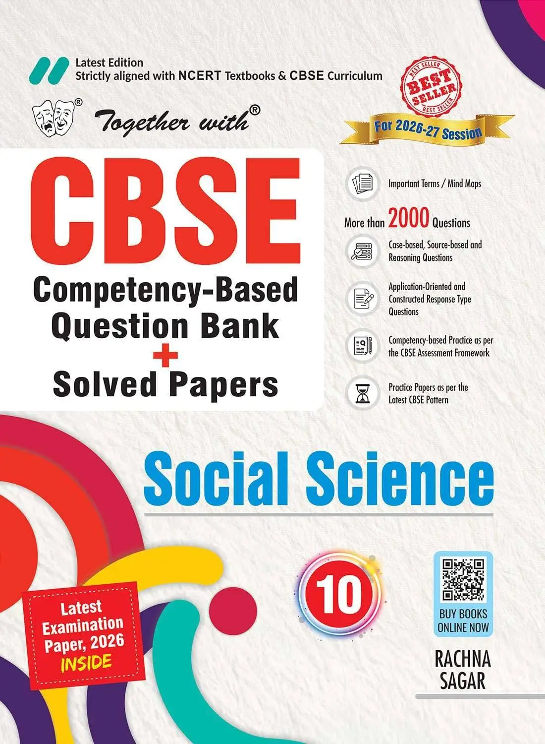 Together with CBSE Question Bank Class 10 Social Science for 2026-27 | 9789373049731
