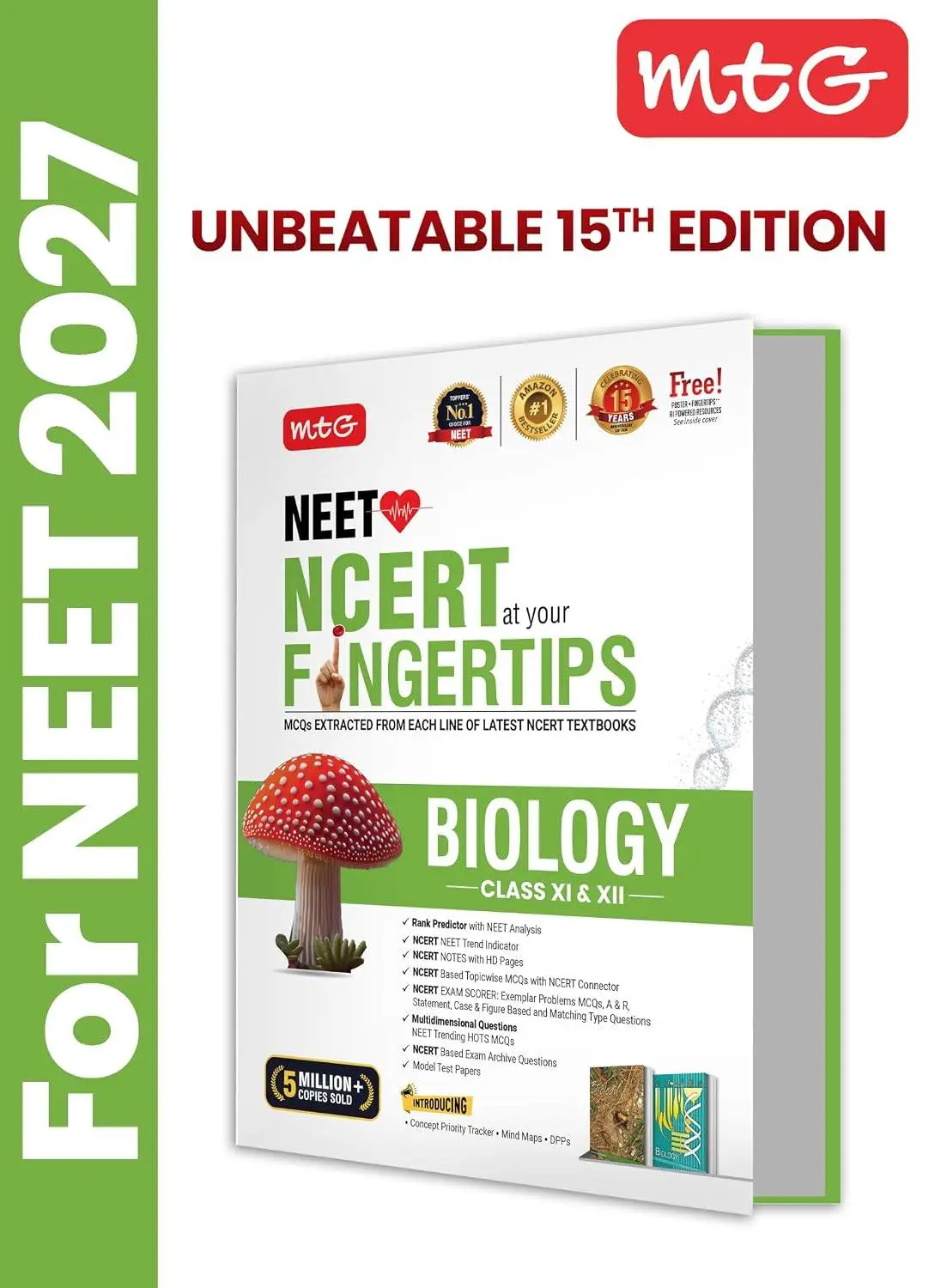 MTG NCERT at your FINGERTIPS Biology For NEET Exam 2026-2027 | 9789375446385