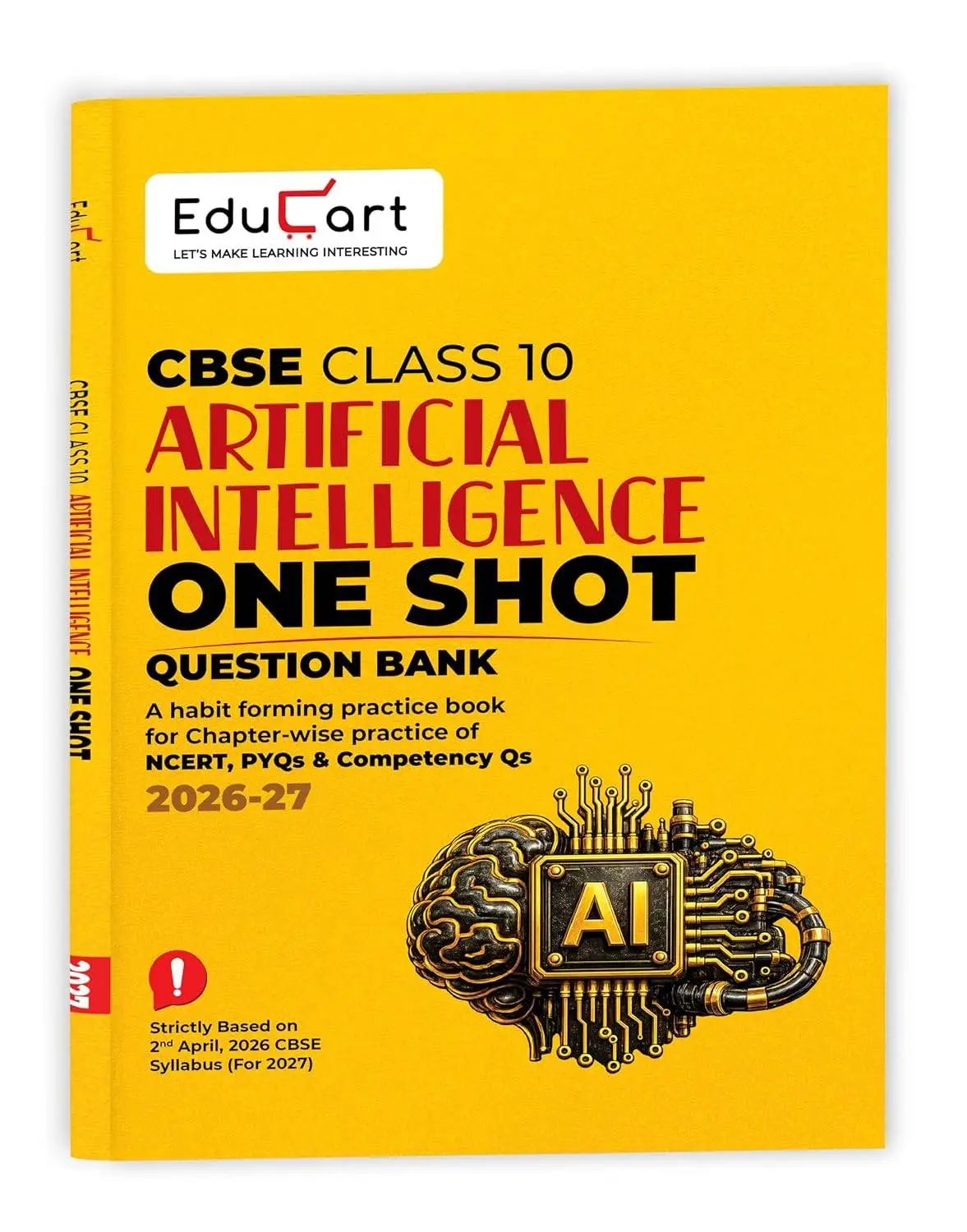 Educart CBSE Class 10 Artificial Intelligence One Shot Question Bank 2026–27 | 9789375162285