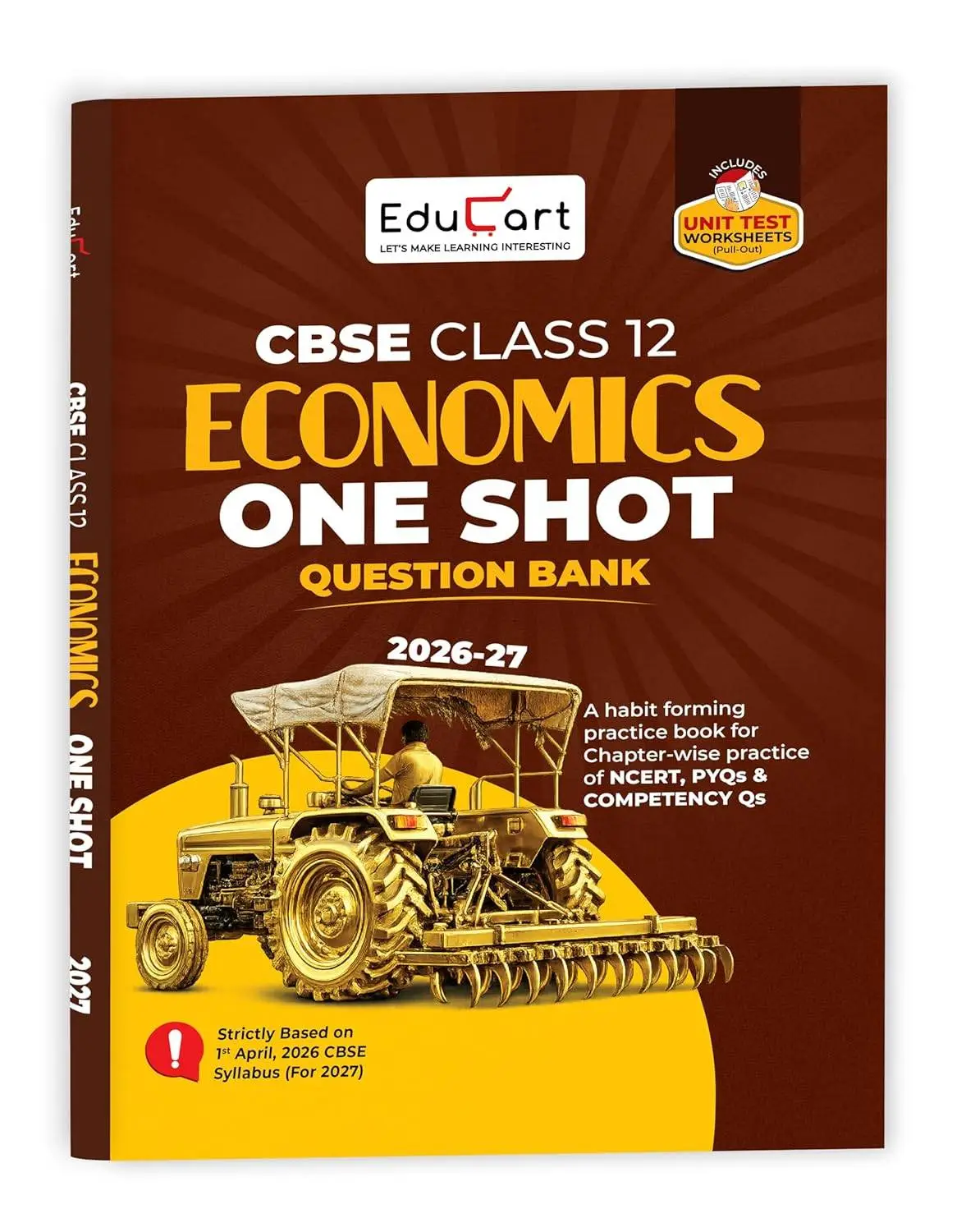 Educart CBSE Class 12 Economics One Shot Question Bank 2026–27 | 9789375165255