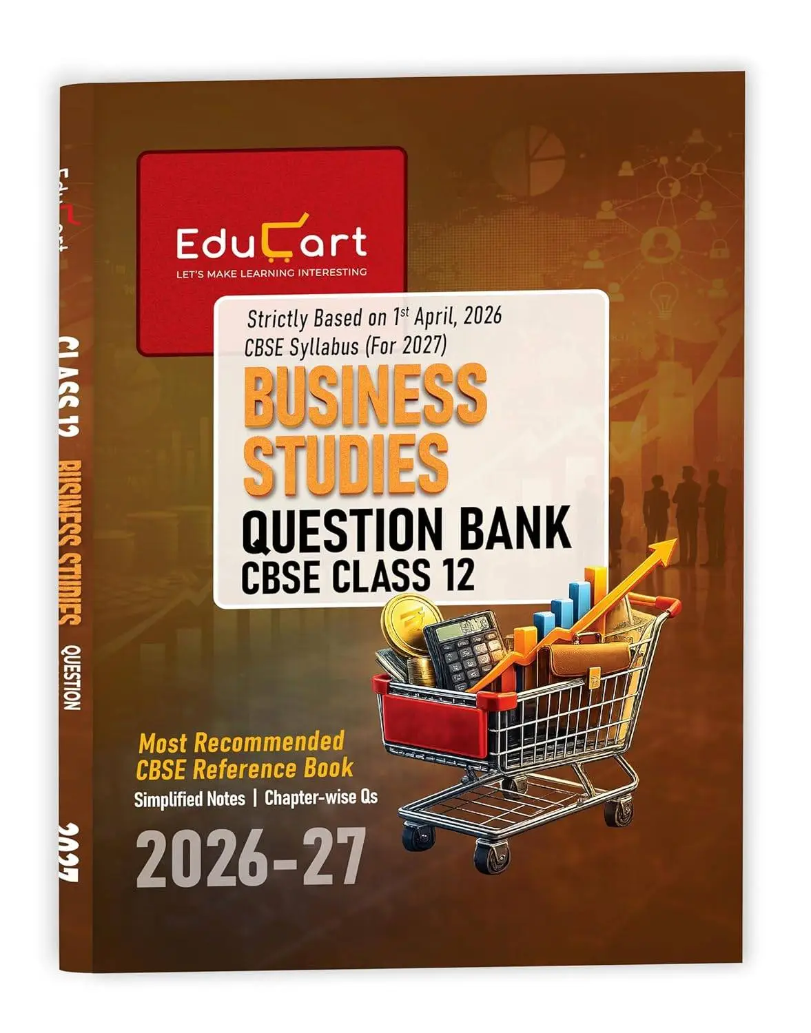 Educart CBSE Class 12 Business Studies Question Bank 2026-27 | 9789375163091