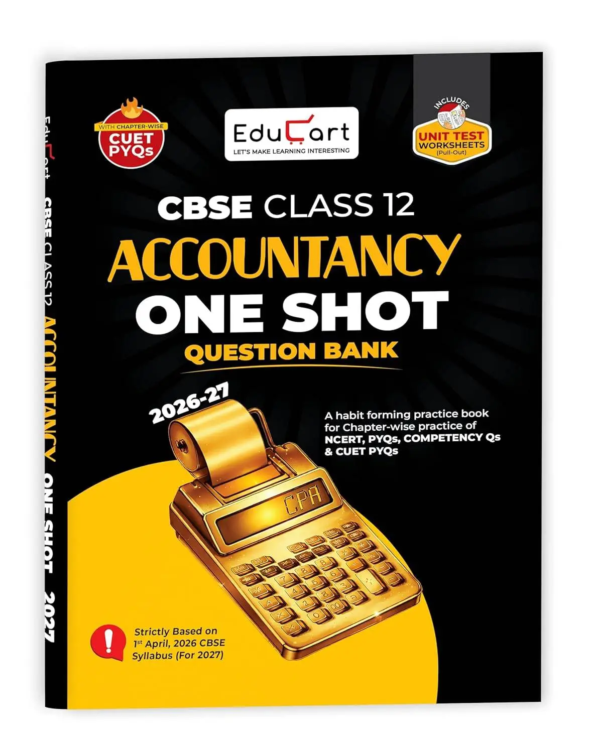 Educart CBSE Class 12 Accountancy One Shot Question Bank 2026–27 | 9789375161998