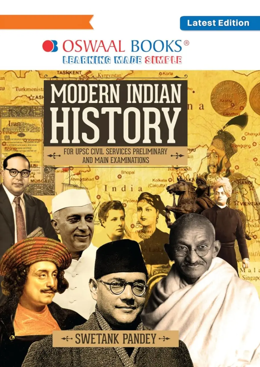 Oswaal Modern Indian History for UPSC civil services preliminary and main examinations | 9789367476574