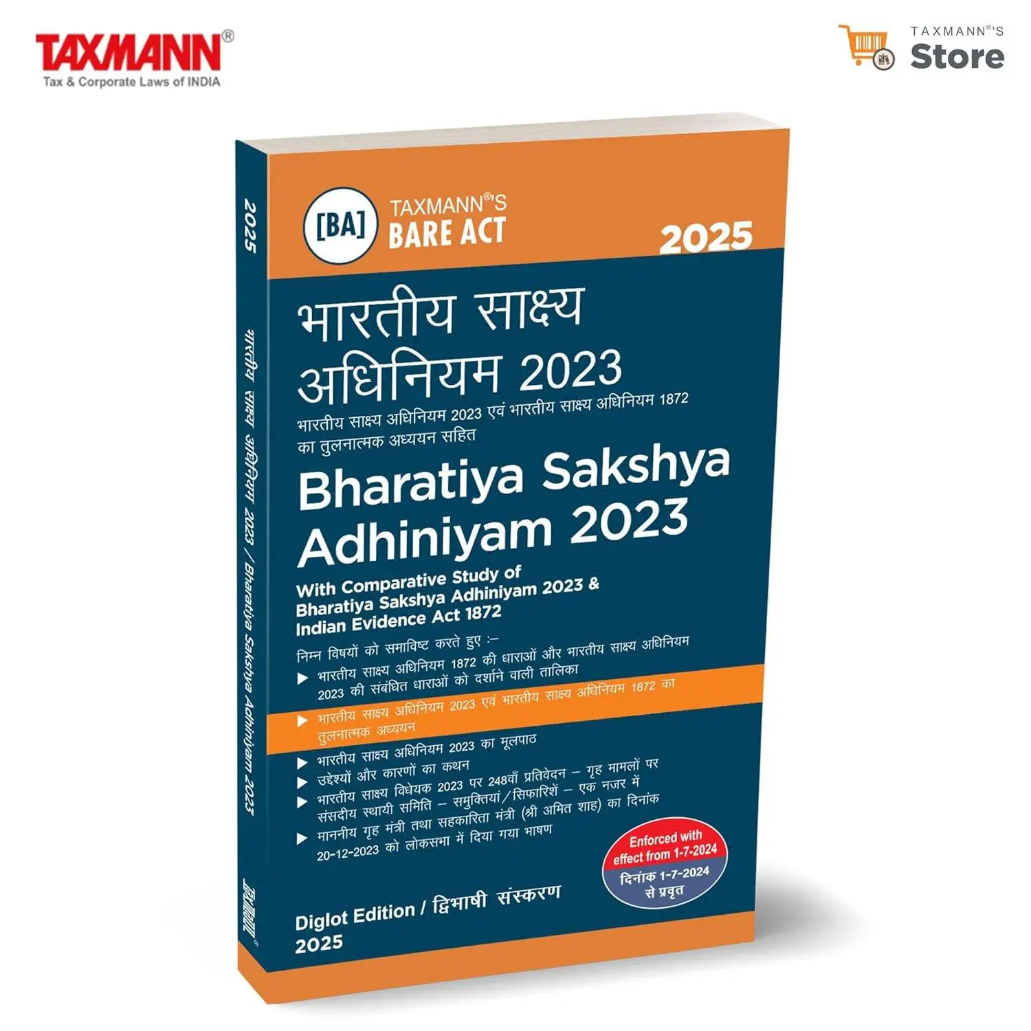 Taxman Bharatiya Sakshya Adhiniyam 2023 |9789364554398