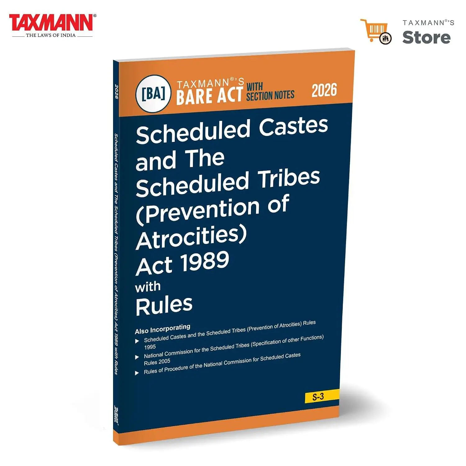 Taxmann's Scheduled Castes and The Scheduled Tribes (Prevention of Atrocities) Act 1989 | S-3 | 9789375611691