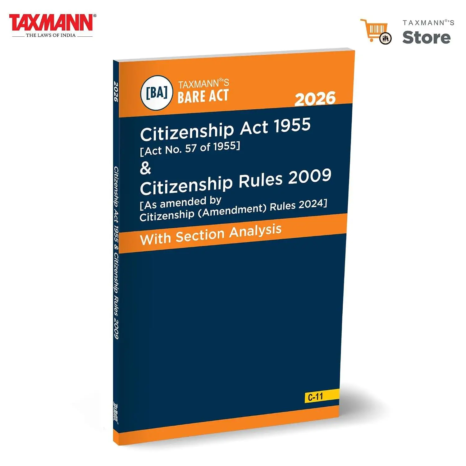 Taxmann's Citizenship Act 1955 & Citizenship Rules 2009 | 9789371260466