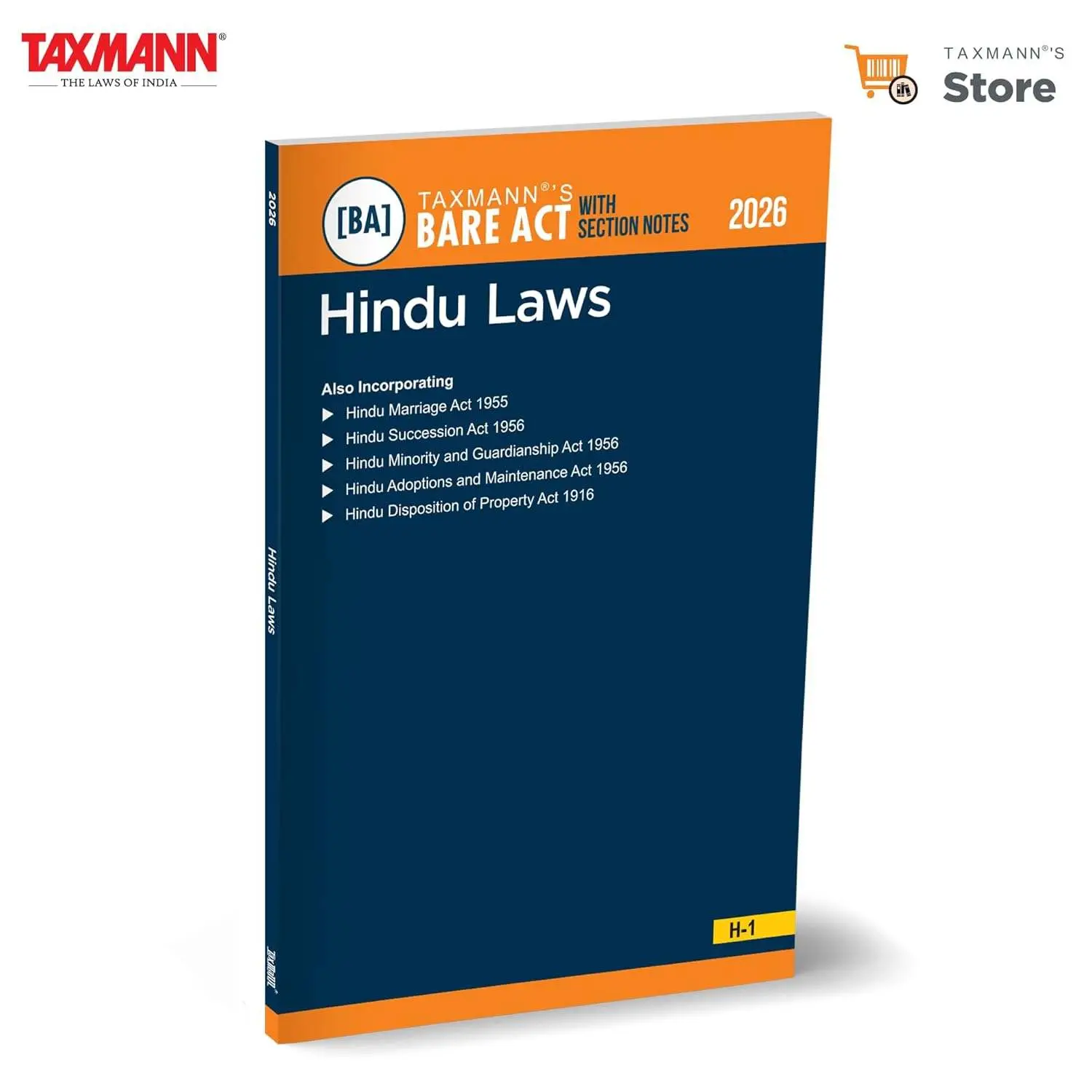 Taxmann's Hindu Laws | H-1| 9789371260206